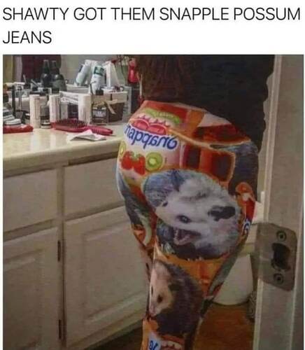 SnapplePossumJeans